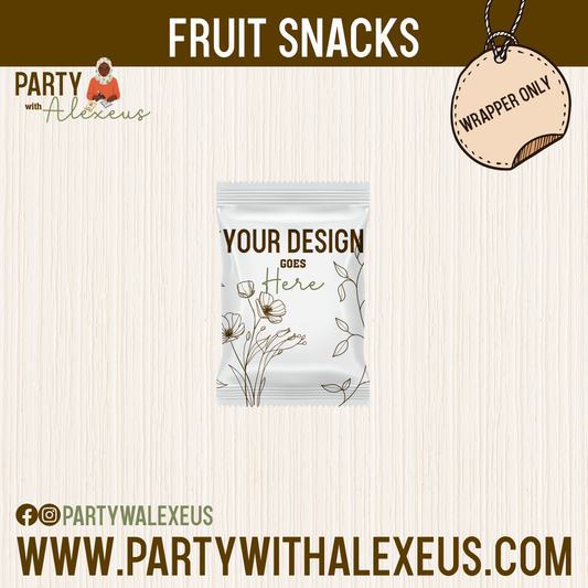 Fruit Snacks - Labels Only