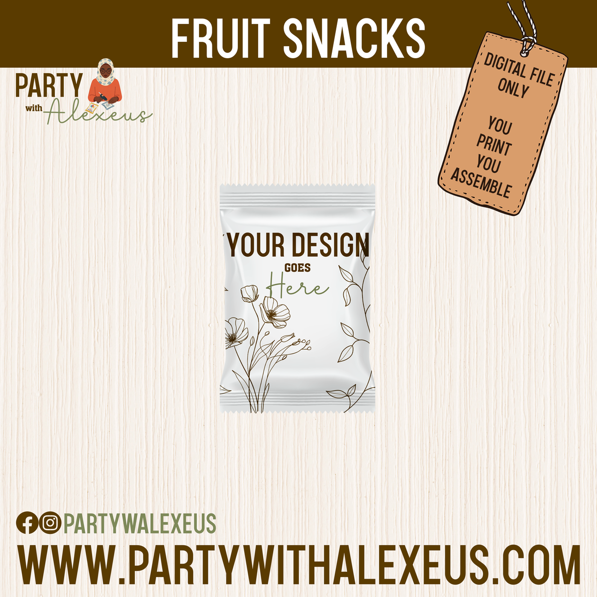 Fruit Snacks - Printable