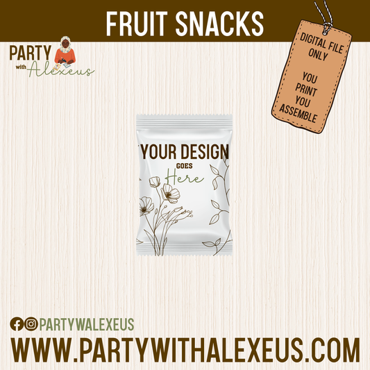 Fruit Snacks - Printable