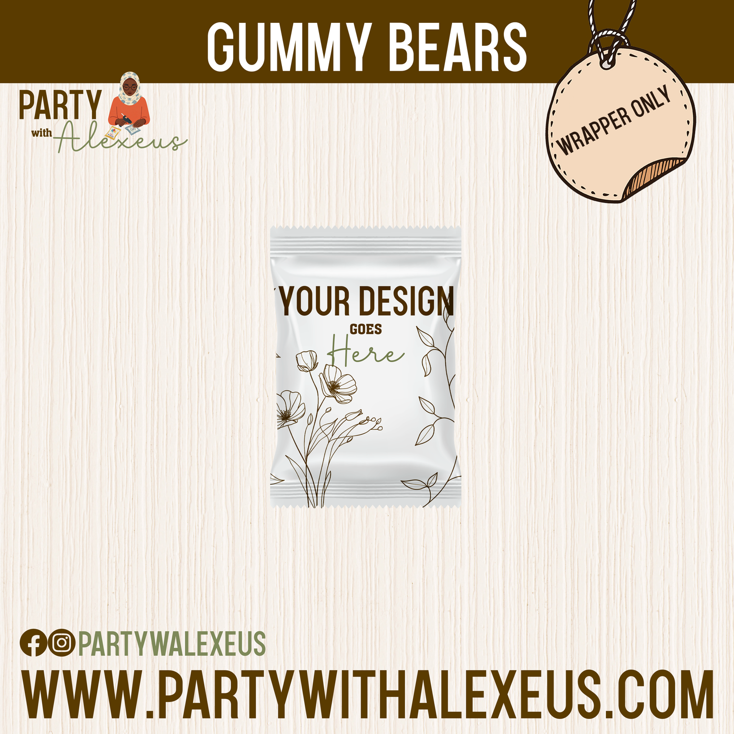Gummy Bears - Labels Only
