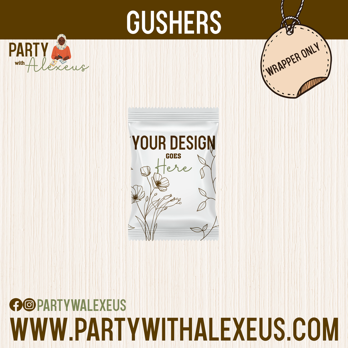 Gushers - Labels Only