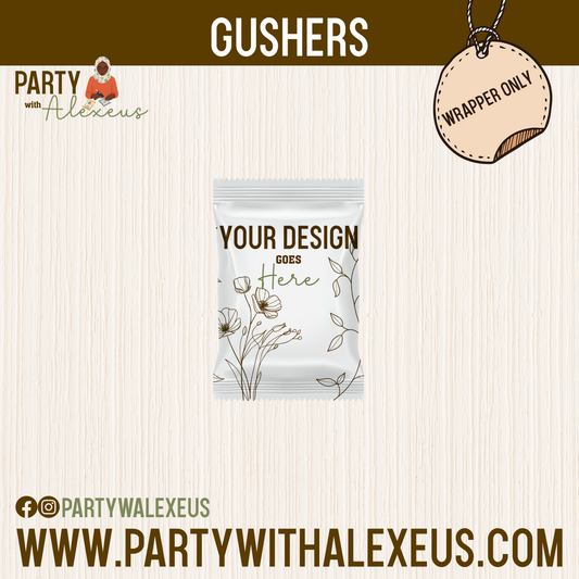 Gushers - Labels Only