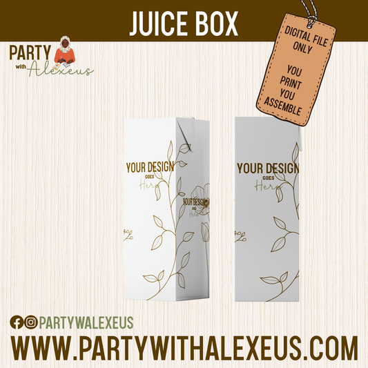 Juice Boxes - Printable