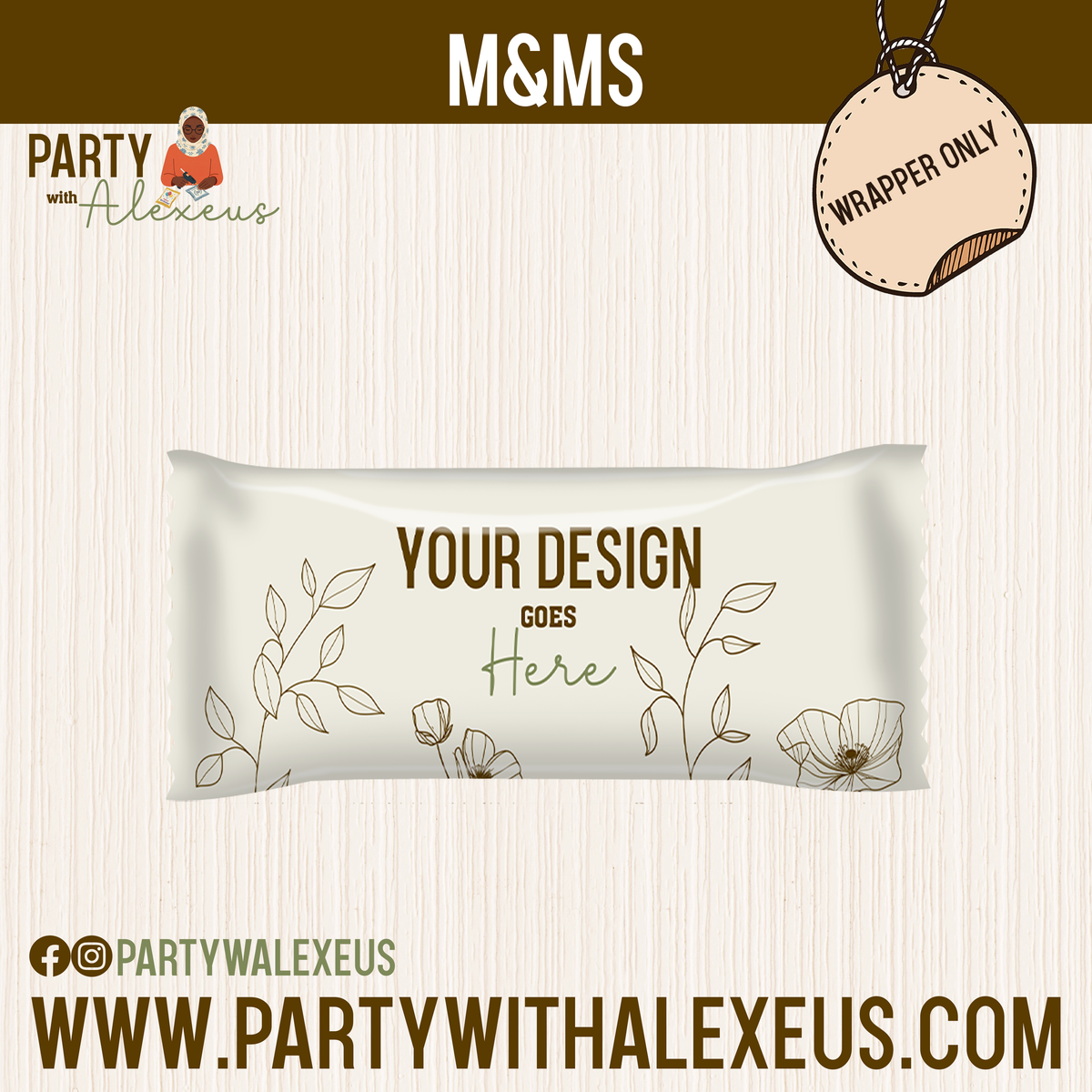 M&Ms - Labels Only